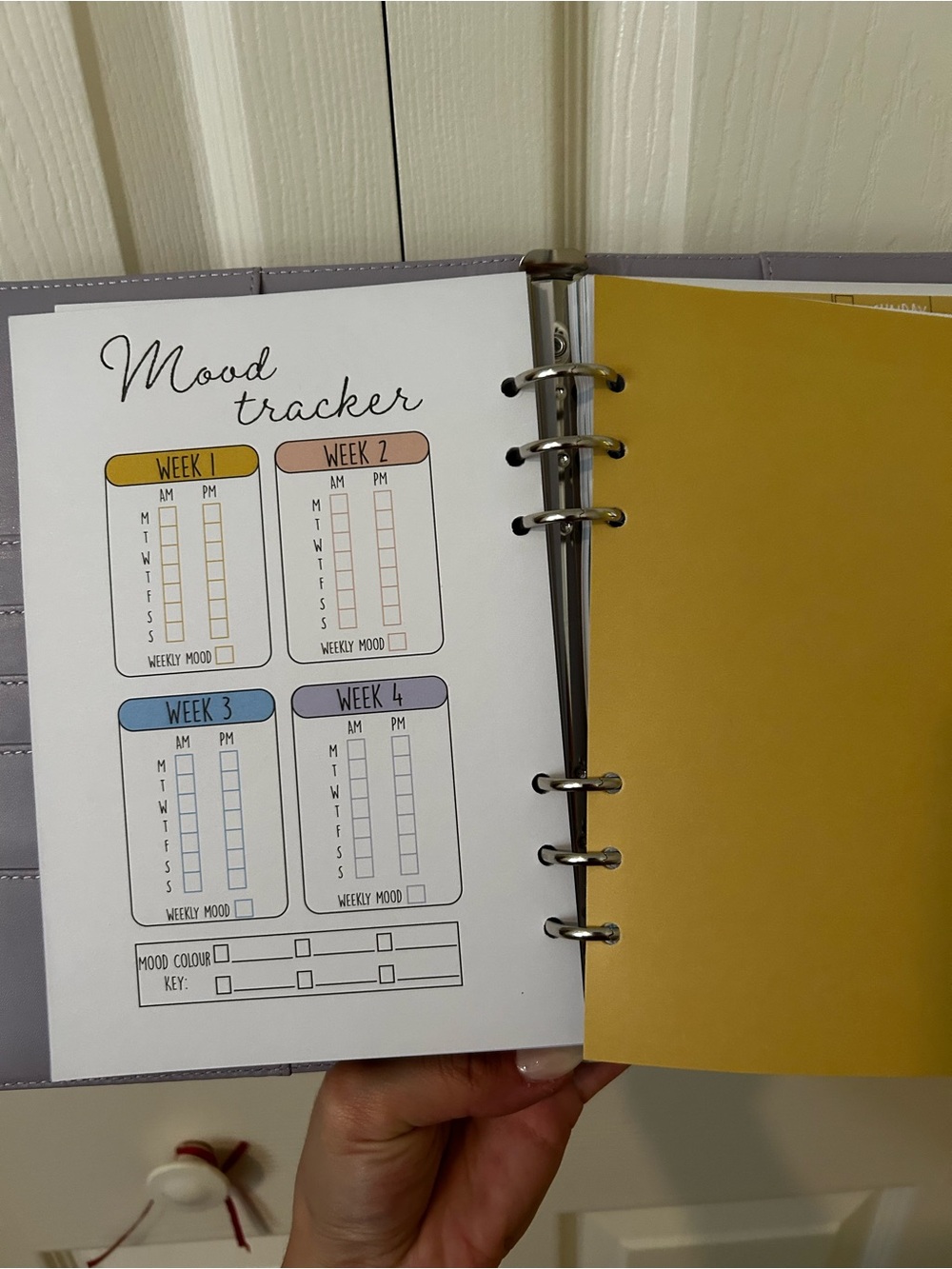 Lilac Planner Notebook - "The Life Designer" - Picture 8 of 13